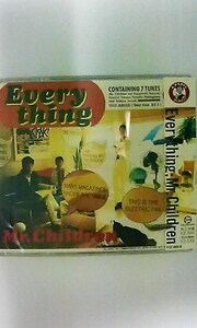 Mr.Children　ミスターチルドレン　ミスチル「Everything」初版盤！！