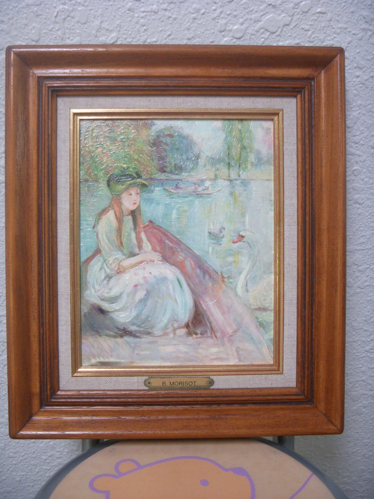 Sen Sakura Reproduction de la peinture française de Berthe Morisot, Peinture, Peinture à l'huile, Portraits