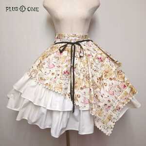  postage included [ALICE and the PIRATES] Pirates Alice pattern skirt raw ./ Alice and The Pirates ALICEasime Layered 