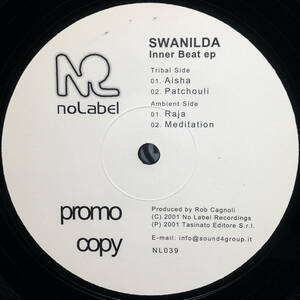 [12] '01イタリアPromo / No Label / 245036 / Swanilda / Inner Beat EP / Tribal / Ambient