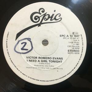 ★Victor Romeo Evans/I Need A Girl Tonight★DIGI?メロウLOVERS！