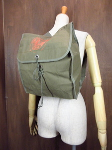  Vintage ~70's*DEADSTOCK OFFICIAL TRAIL CAMPER canvas backpack *210210n4-bag-bp rucksack bag outdoor 