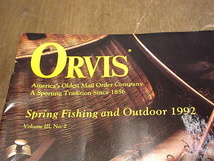 ビンテージ90's●ORVIS 1992年カタログVolume III, No.2●210208n8-otclct 1990sオービスフィッシング釣りアウトドア雑誌_画像3