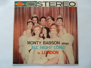 ◎VOCAL ■ モンティ・バブソン/MONTY BABSON■MONTY BABSON SINGS ALL NIGHT LONG IN LONDON (S) ■レグ・オウエン