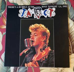 Stray Cats LP There's A Rumble At The Roxy Tonight LA, 1982 ロカビリー ストレイキャッツ