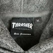 スラッシャー　THRASHER スケーター　スケボー　メンズ　ファッション　衣類　メンズ　裏起毛　M ∬◆_画像9