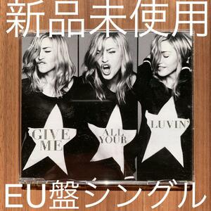 Madonna マドンナ Give Me All Your Luvin' EU盤シングル 新品未使用