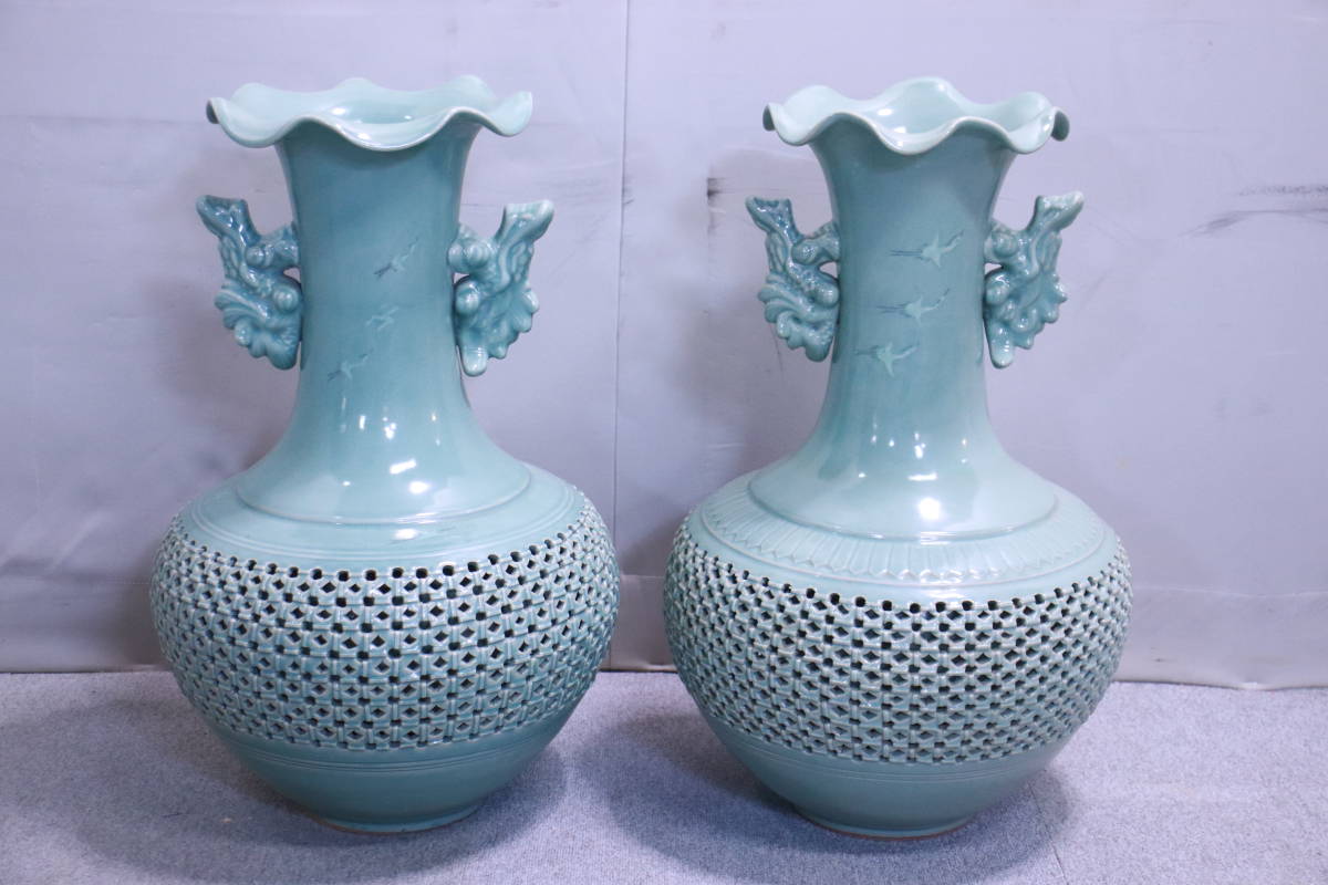 韓国青磁花瓶