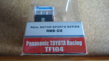 チョロQ　リアルモータースポーツシリーズ　Panasonic TOYOTA Racing TF104 RMS-02_画像7