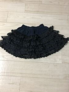 mezzo piano skirt ( black )