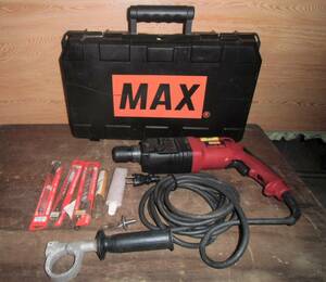 *.-211 MAX Max hammer drill PK-R241 bit 3 piece attaching chipping power tool height 11.5cm width 48cm inside 30cm weight 3.9kg