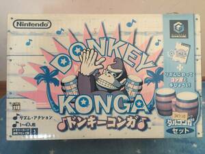  Donkey conga +taru navy blue gusset NINTENDO GAMECUBE new goods rhythm action including edition Donkey Konga