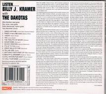 Mono & Stereo◆全２８曲収録★ビリー・J・クレイマー・ウィズ・ザ・ダコタスBilly J. Kramer with The Dakotas/Listen..._画像2