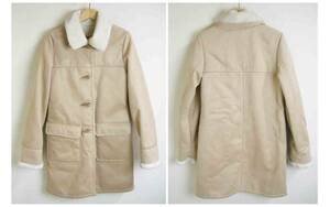 ■ Lois Crayon [Lois Curayon] Beige Fake Mouton Court m