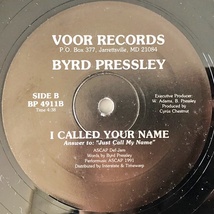 【Soul 12】Byrd Pressley / I Call Your Name_画像1