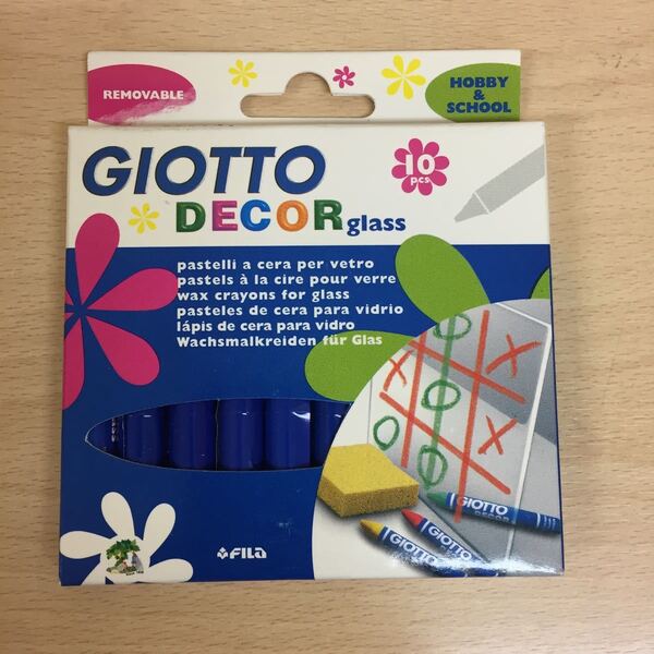 GIOTTO ガラスクレヨン 10色