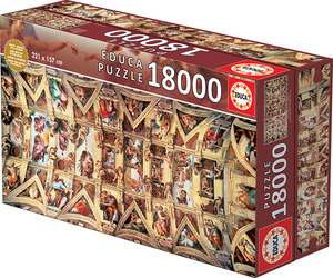 16065 18000 piece jigsaw puzzle Spain sale *Educa*sis tea na...CAPILLA SIXTINA