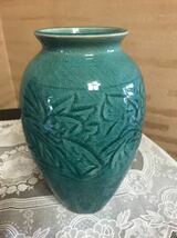 花瓶 花器　陶器　中古　独特な形　2本_画像7