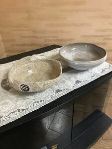 水盤　花器　華道　中古品　2点