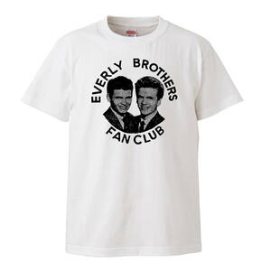 【Mサイズ バンドTシャツ】Everly Brothers エヴァリー・ブラザーズ 60s ビートルズ Beatles レコード CD 7inch ST-591