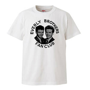 【XLサイズ バンドTシャツ】Everly Brothers エヴァリー・ブラザーズ 60s ビートルズ Beatles レコード CD 7inch ST-591