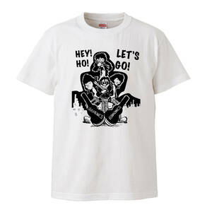 【Sサイズ バンドTシャツ】RAMONES ラモーンズ US PUNK パンク 70s HEY HO LET'S GO! ジョーイラモーン レコード CD 7inch ST-600