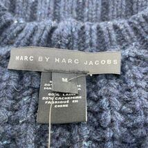 Marc by Marc Jacobs/マークジェイコブス　ウール80％カシミア20％セーター ネイビー/M　M4001150/参考上代\66,000_画像4