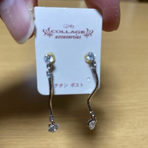 新品！ピアス　チタンポスト