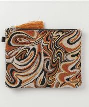 新品SMIR NASLI Jacquard Pouch/ジャガード ポーチ サミールナスリ バッグ_画像1