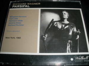 廃盤 ワーグナー パルジファル ラインスドルフ リーブル、ハーショウ メトロポリタン歌劇場 ライヴ 3CD Wagner Parsifal Leinsdorf MET