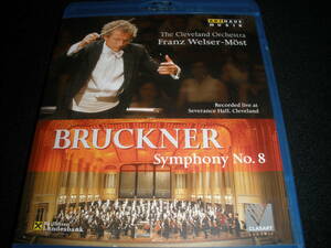 廃盤 ブルーレイ ヴェルザー＝メスト ブルックナー 交響曲 8番 第１稿 ライヴ クリーヴランド管弦楽団 ライヴ Bruckner Symphony Most LIVE