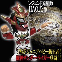 新日本プロレス獣神サンダー・ライガー (プロレス フィギュア IWGPジュニアヘビー級王者 NJPW 掌底 怒りの獣神 ジュウロクホウイ HAO) _画像8