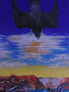 Art hand Auction Hiroshi Okutani, [Lac de cratère], Provenant d'une rare collection d'art encadrant, Nouveau cadre inclus, En bonne condition, frais de port inclus, Peinture, Peinture à l'huile, Nature, Peinture de paysage