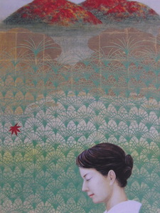 Art hand Auction Satoshi Horii, [Akirei], Aus einem seltenen gerahmten Kunstbuch, Ganz neu mit Rahmen, Guter Zustand, Porto inklusive, Malerei, Ölgemälde, Porträt