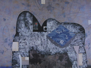 Art hand Auction تاكيمي موروكوشي, [زهرة السماء (البحر)], من مجموعة نادرة من فن التأطير, إطار جديد متضمن, في حالة جيدة, وشملت البريدية, تلوين, طلاء زيتي, اللوحة التجريدية