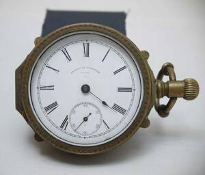 AMERICAN WALTHAM U.S.A american Waltham brass pocket watch hand winding Junk antique 