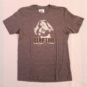 魅惑のバンドT特集! 新品『Eric Clapton エリック・クラプトン』半袖Tシャツ ブラック サイズS／ヤードバーズ クリーム ロックT