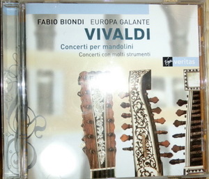 【中古CD 送料無料】 ヴィヴァルディ Vivaldi ファビオ・ビオンディ エウローパ・ガランテ マンドリン協奏曲 他