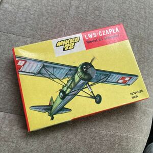 1/72 未組立　MLKRO LWS CZAPLAヨーロッパプラモデル複葉機戦闘機レアハセガワセスナ