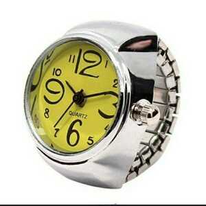 新品　 指　時計 　黄色　6の商品画像