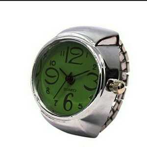 新品　 指　時計 　緑　4