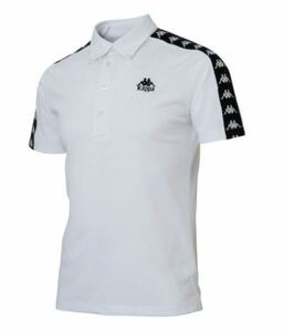 БЕСПЛАТНАЯ ДОСТАВКА ◆ Новая ◆ Kappa Italia Stretch Retaive Roote Polo рубашка Polo ◆ (O) ◆ KGA12SS31-WT ◆ Kappa Golf Banda