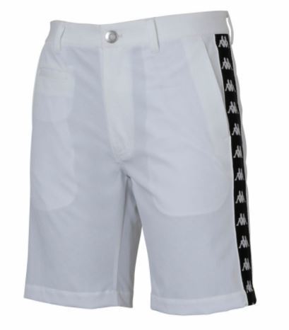 送料無料◆新品◆Kappa ITALIA カッパ BANDA 撥水 ストレッチ ハーフパンツ◆(M) W78cm◆KGA12SP32-WT◆Kappa GOLF