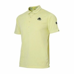 送料無料◆新品◆Kappa カッパ ITALIA ペイズリージャカード 半袖ポロシャツ◆(S)◆KGA12SS06-YE◆Kappa GOLF