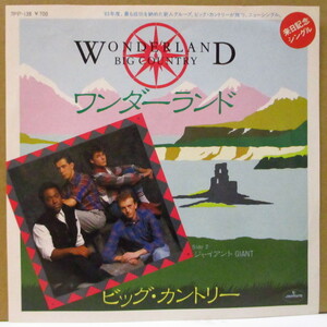 BIG COUNTRY-Wonderland (Japan Promo.7)