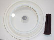 アサヒ軽金属◆オールパン・ディナーパン　Ｌサイズ（径26cm）用　シリコンガラス蓋とシリコンハンドルカバー_画像2