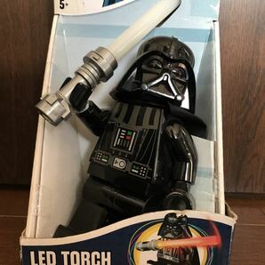 レゴ LEGO STARWARS スターウォーズ LED torch darth vader ダースベイダー ライト ライトセーバー フィギュア 懐中電灯の画像2