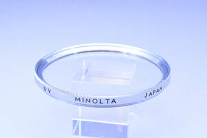 【若干外径に凹みあり・送料無料】ミノルタ MINOLTA 55mm 銀枠 UV フィルター