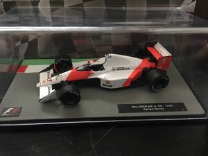  McLAREN MP4/5B Ayrton Senna 1990 год 1/43 - Deagostini F1 механизм коллекция der Goss чай ni