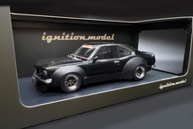 イグニッションモデル 1/18 マツダ サバンナ GT RX3 (S124A) レーシング・ブラック・RSワタナベ/世界限定100台_画像2